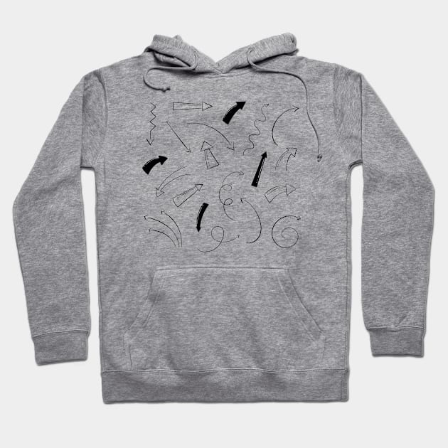 Arrows Hoodie by Mako Design 